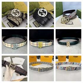 Gucci Burberry Fendi belts-1543  